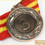 50mm Bronze 3rd Place Medal with Ribbon