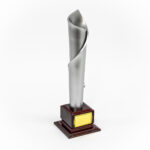 Silver Paper Wrap Trophy Large