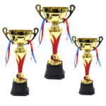 Inferno Gold & Red Cup Trophy Combo Set