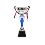 Sapphire Silver & Blue Cup Trophy - Small
