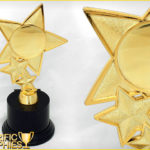 Gold  Star Figure Trophy